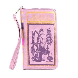 Alice in Wonderland Book Wallet in Vinyl